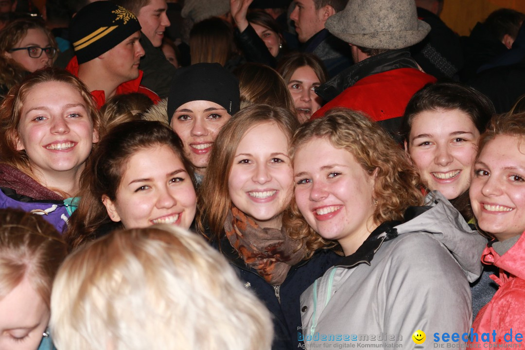 Funkenfeuer Fasnet - Unteruhldingen am Bodensee, 04.03.2017