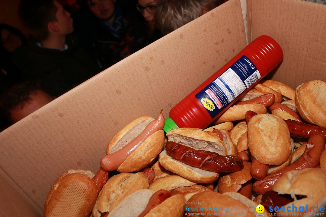 Funkenfeuer Fasnet - Unteruhldingen am Bodensee, 04.03.2017