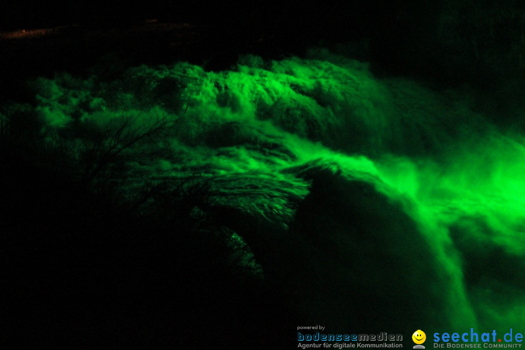 Rheinfall: Neuhausen - St. Patricks Day: Schaffhausen am Bodensee, 16.03.20