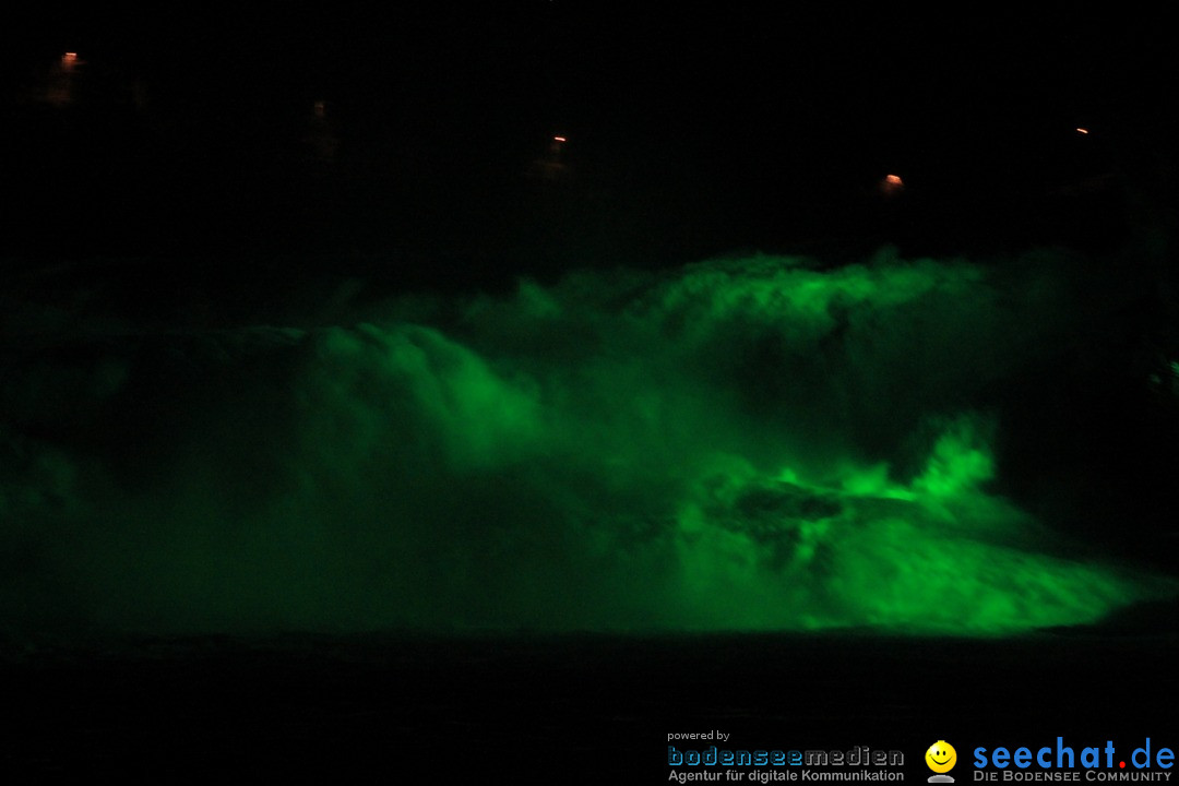 Rheinfall: Neuhausen - St. Patricks Day: Schaffhausen am Bodensee, 16.03.20