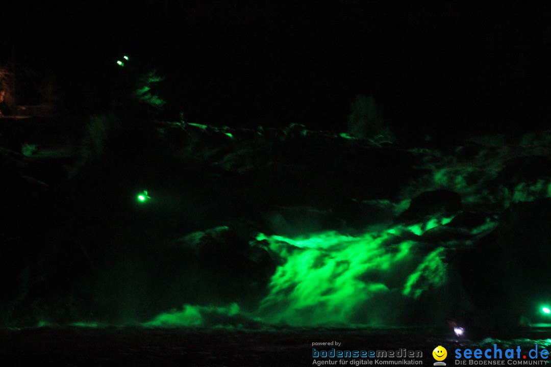 Rheinfall: Neuhausen - St. Patricks Day: Schaffhausen am Bodensee, 16.03.20