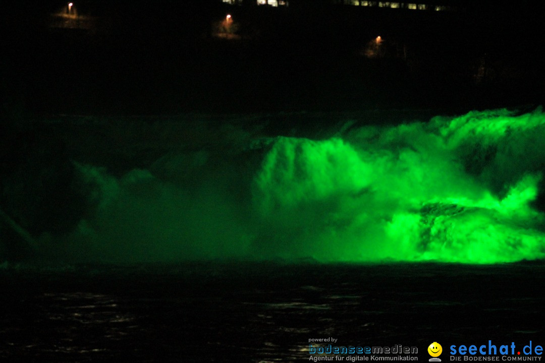 Rheinfall: Neuhausen - St. Patricks Day: Schaffhausen am Bodensee, 16.03.20