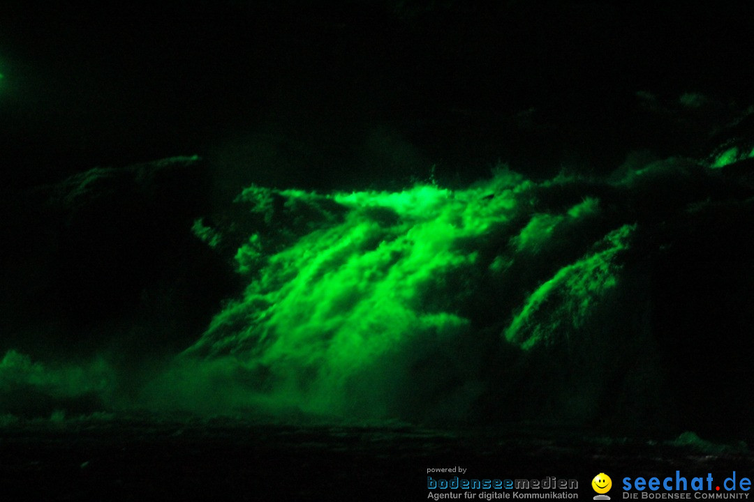 Rheinfall: Neuhausen - St. Patricks Day: Schaffhausen am Bodensee, 16.03.20