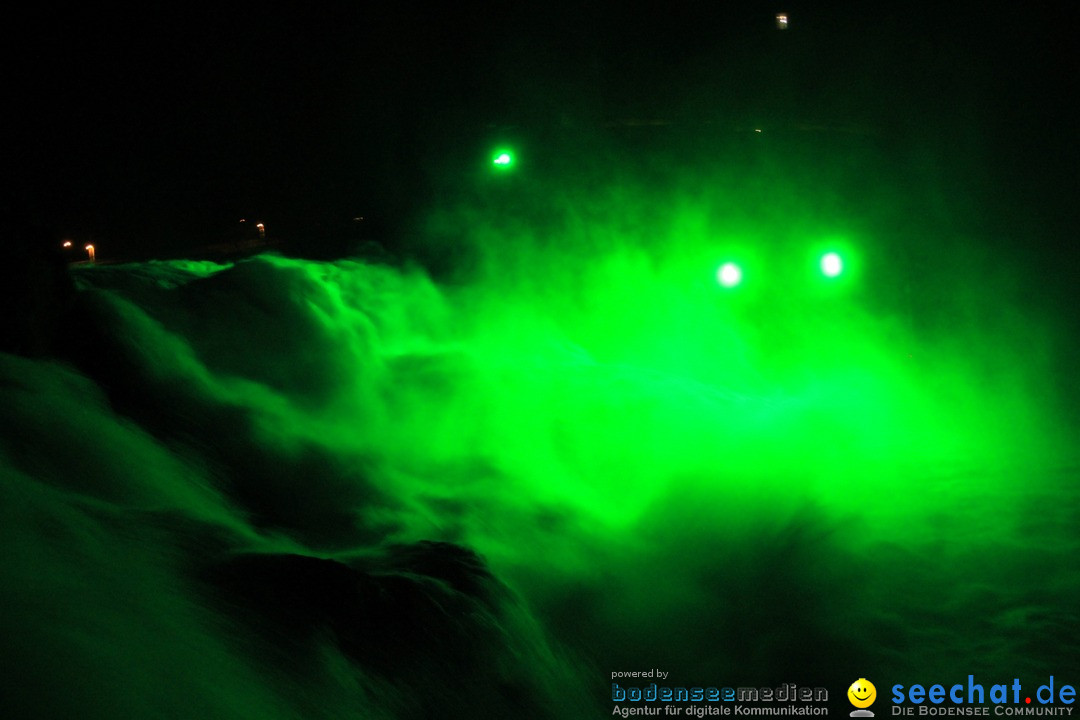 Rheinfall: Neuhausen - St. Patricks Day: Schaffhausen am Bodensee, 16.03.20