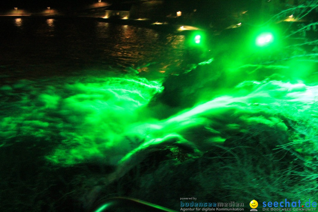 Rheinfall: Neuhausen - St. Patricks Day: Schaffhausen am Bodensee, 16.03.20