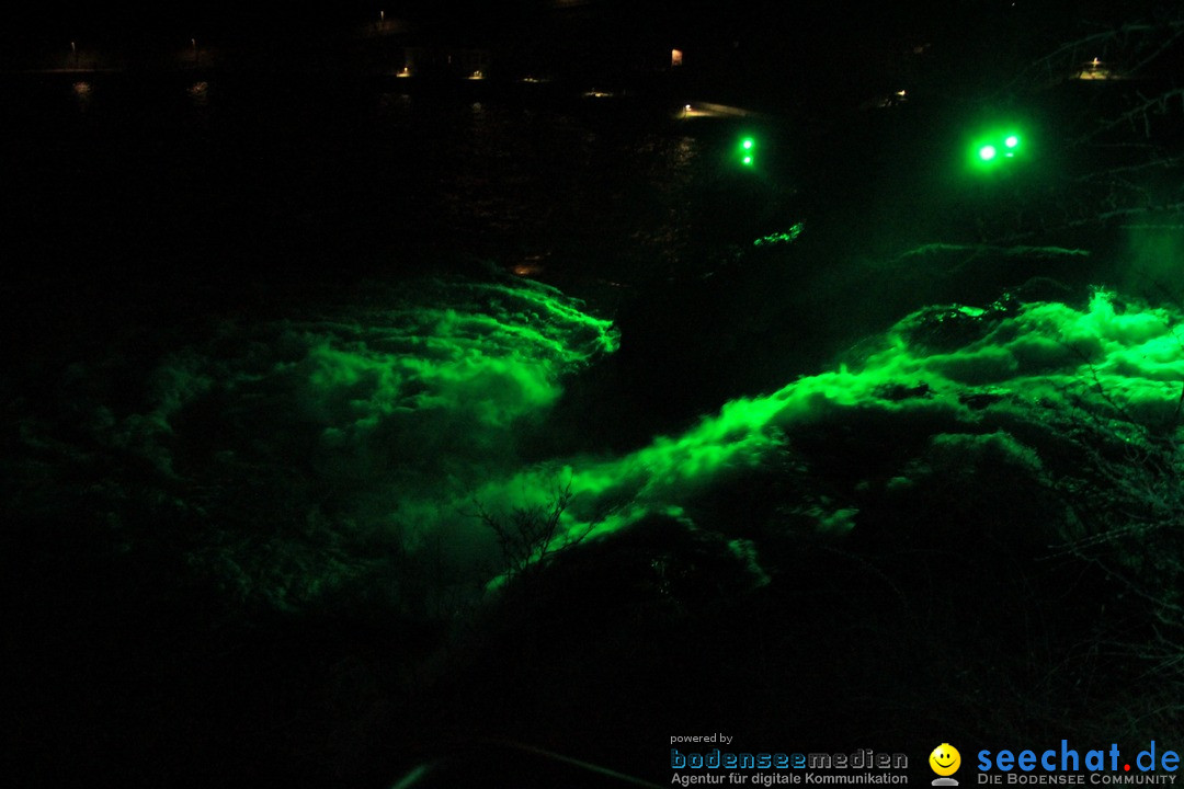 Rheinfall: Neuhausen - St. Patricks Day: Schaffhausen am Bodensee, 16.03.20