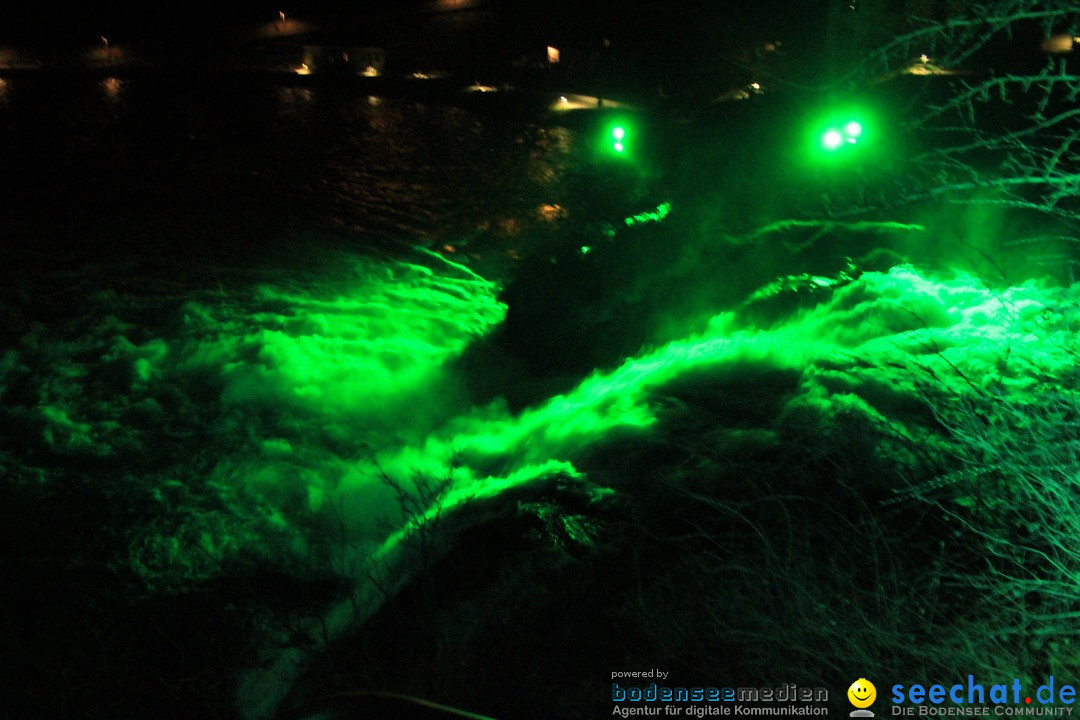 Rheinfall: Neuhausen - St. Patricks Day: Schaffhausen am Bodensee, 16.03.20