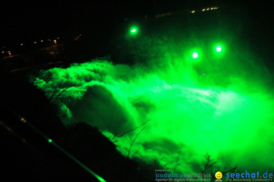 Rheinfall: Neuhausen - St. Patricks Day: Schaffhausen am Bodensee, 16.03.20