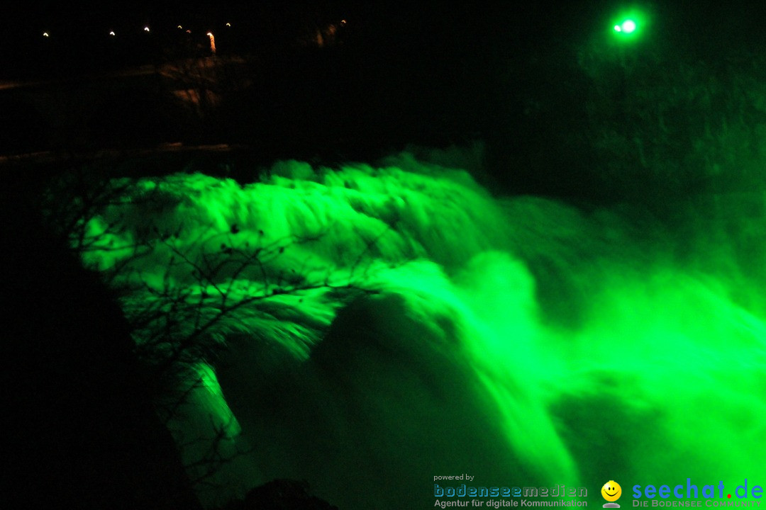 Rheinfall: Neuhausen - St. Patricks Day: Schaffhausen am Bodensee, 16.03.20