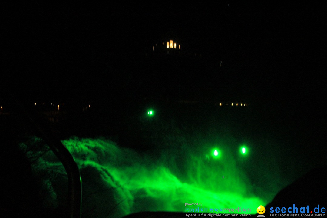 Rheinfall: Neuhausen - St. Patricks Day: Schaffhausen am Bodensee, 16.03.20