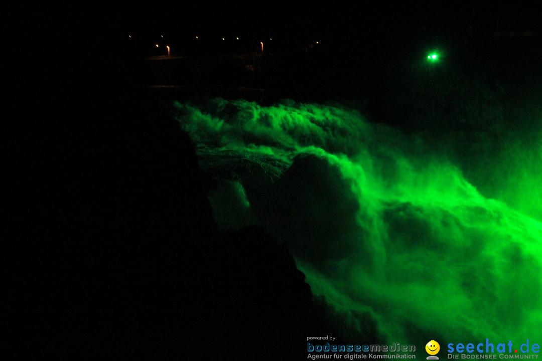 Rheinfall: Neuhausen - St. Patricks Day: Schaffhausen am Bodensee, 16.03.20