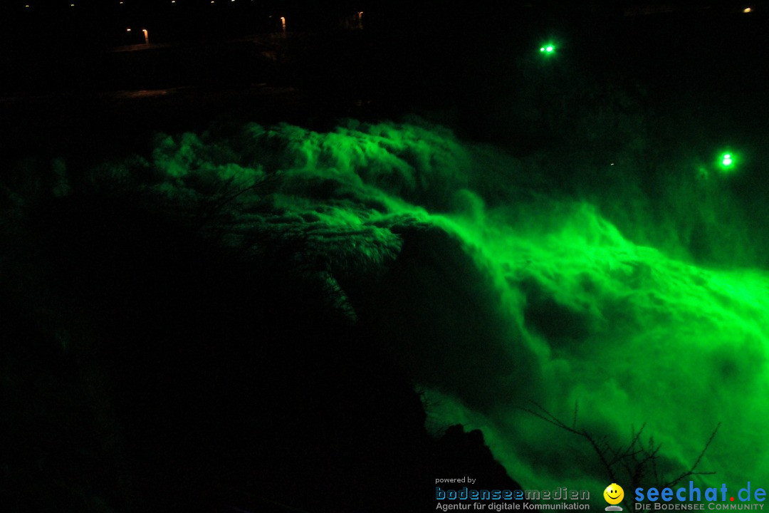 Rheinfall: Neuhausen - St. Patricks Day: Schaffhausen am Bodensee, 16.03.20