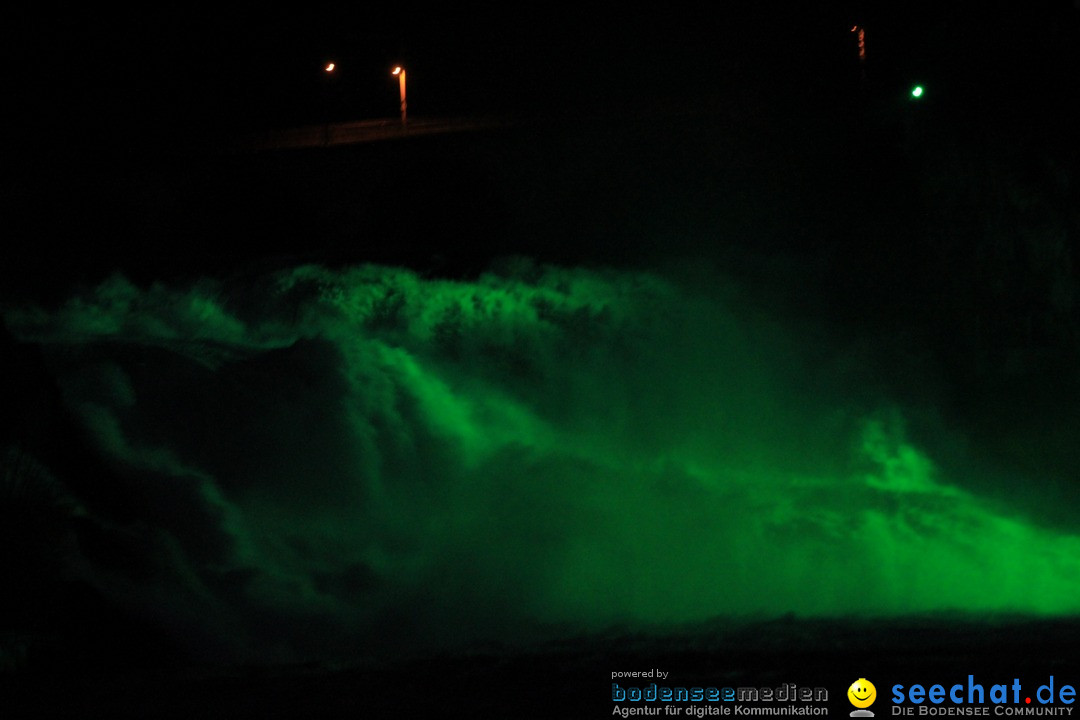 Rheinfall: Neuhausen - St. Patricks Day: Schaffhausen am Bodensee, 16.03.20