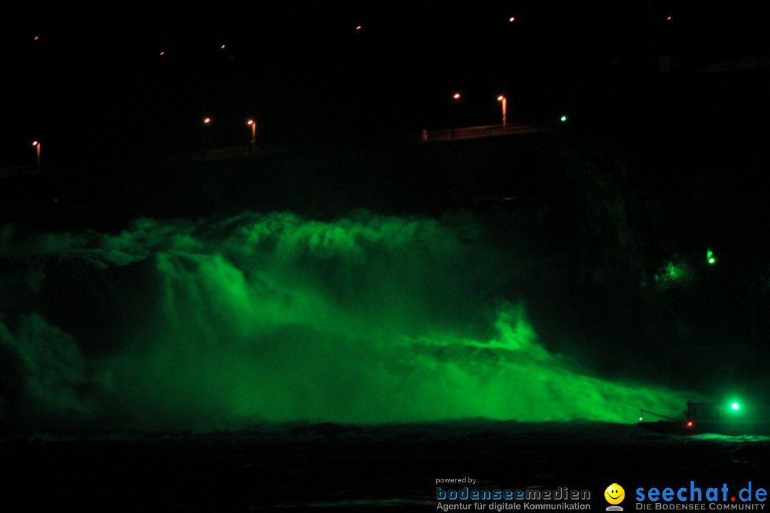 Rheinfall: Neuhausen - St. Patricks Day: Schaffhausen am Bodensee, 16.03.20