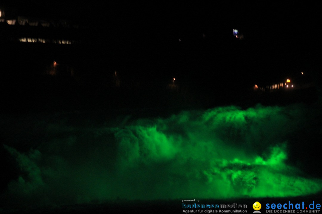 Rheinfall: Neuhausen - St. Patricks Day: Schaffhausen am Bodensee, 16.03.20