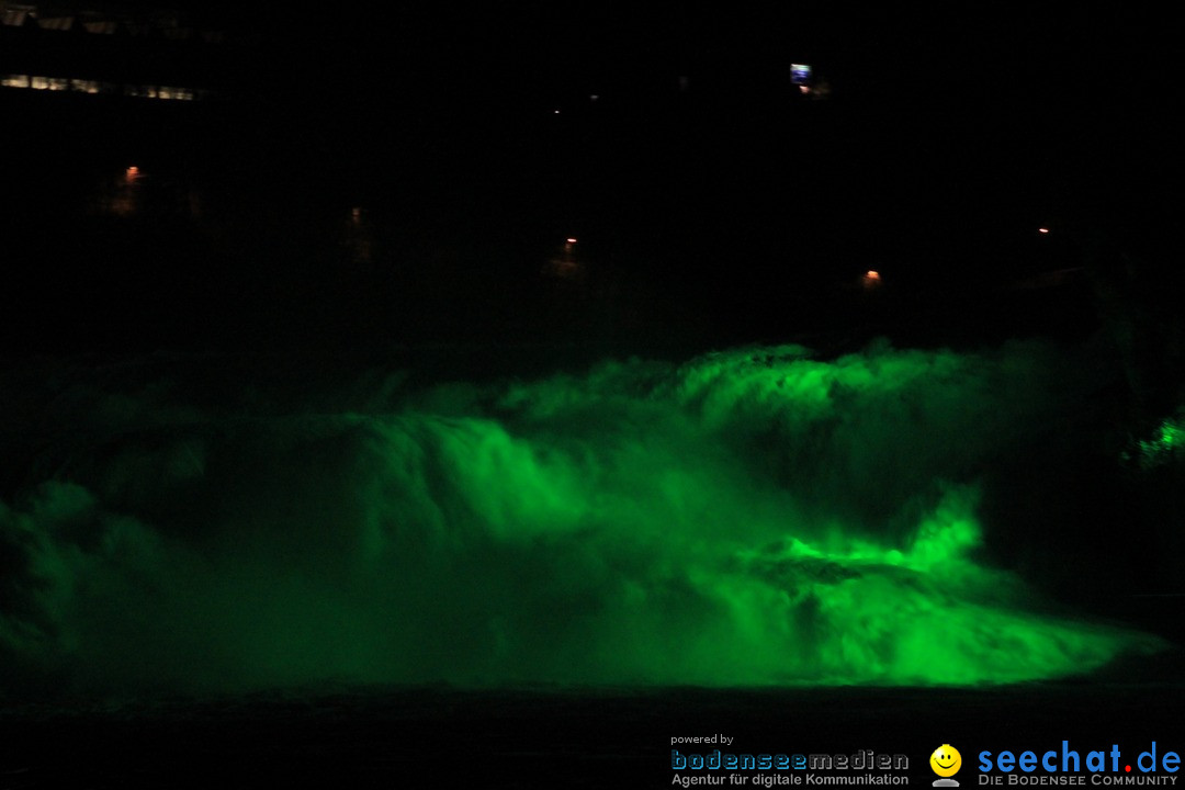 Rheinfall: Neuhausen - St. Patricks Day: Schaffhausen am Bodensee, 16.03.20