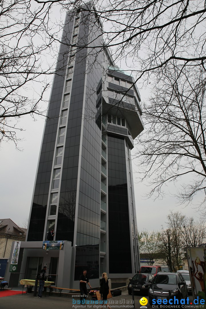 aquaturm, Erster Nullenergieturm der Welt: Radolfzell am Bodensee, 1.4.2017