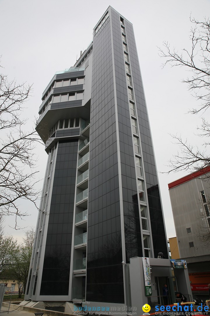 aquaturm, Erster Nullenergieturm der Welt: Radolfzell am Bodensee, 1.4.2017