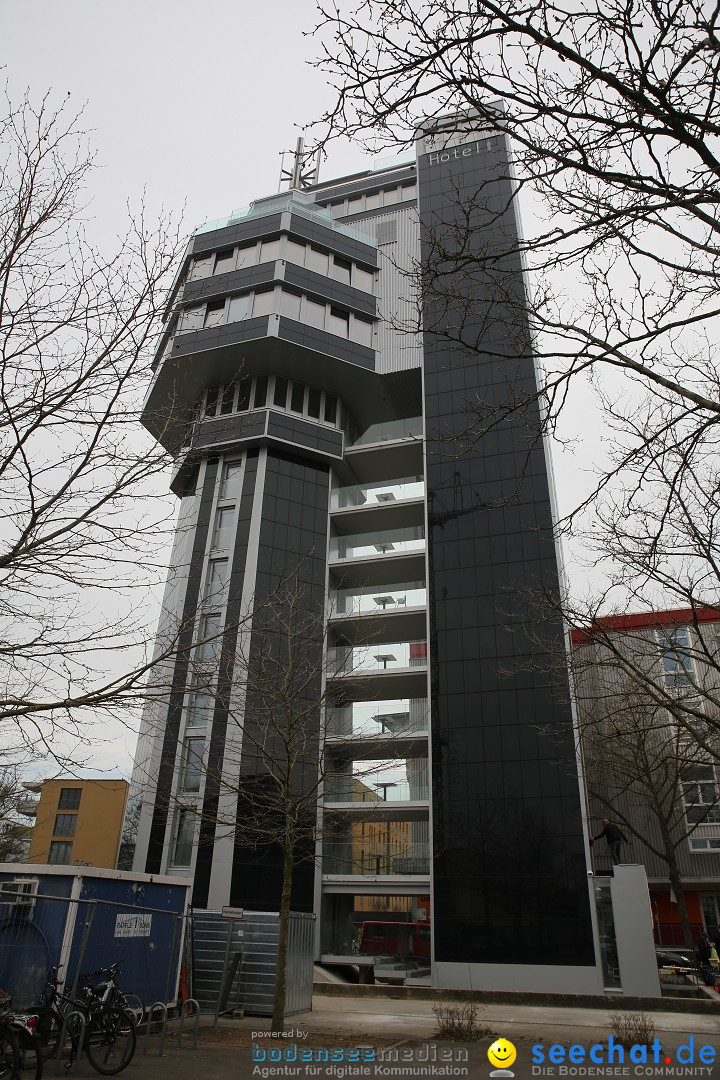 aquaturm, Erster Nullenergieturm der Welt: Radolfzell am Bodensee, 1.4.2017