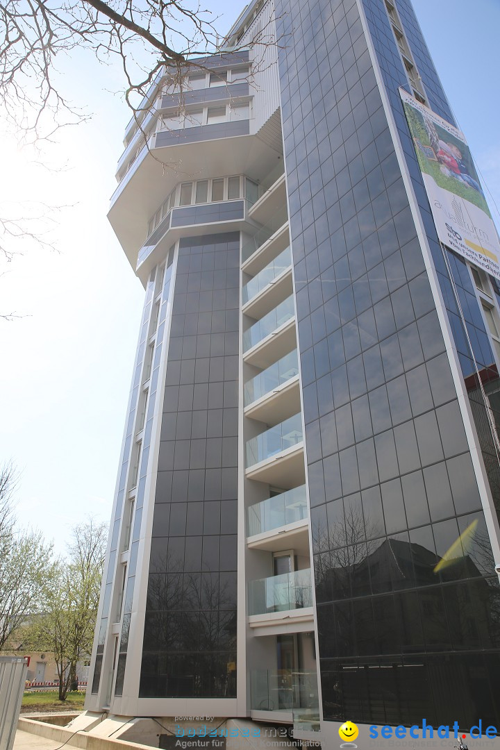 aquaturm, Erster Nullenergieturm der Welt: Radolfzell am Bodensee, 1.4.2017