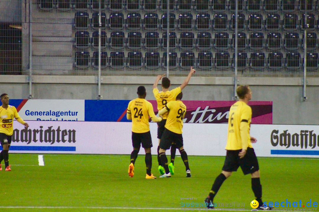 Fussball: FSC Schaffhausen vs. Servette Genf - 2:1, 01.05.2017