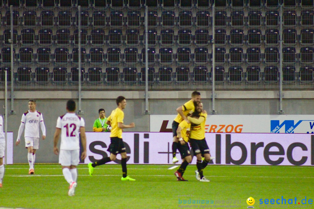 Fussball: FSC Schaffhausen vs. Servette Genf - 2:1, 01.05.2017