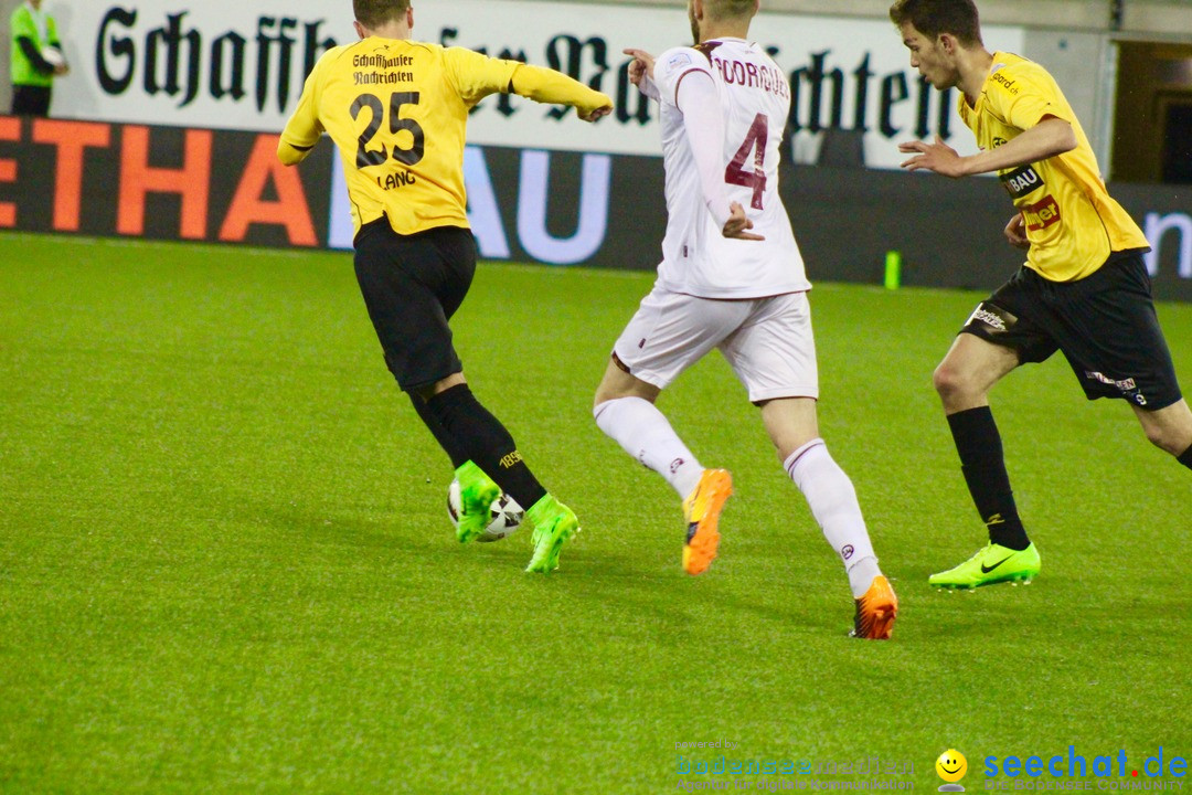 Fussball: FSC Schaffhausen vs. Servette Genf - 2:1, 01.05.2017