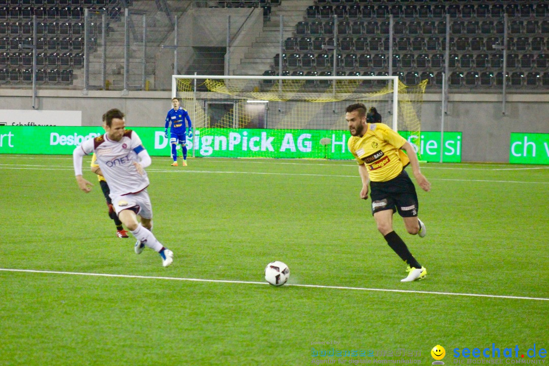 Fussball: FSC Schaffhausen vs. Servette Genf - 2:1, 01.05.2017