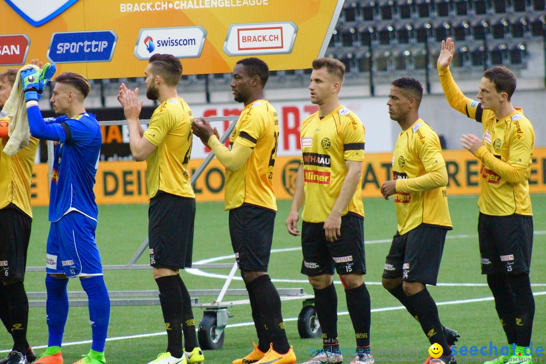 Fussball: FSC Schaffhausen vs. Servette Genf - 2:1, 01.05.2017