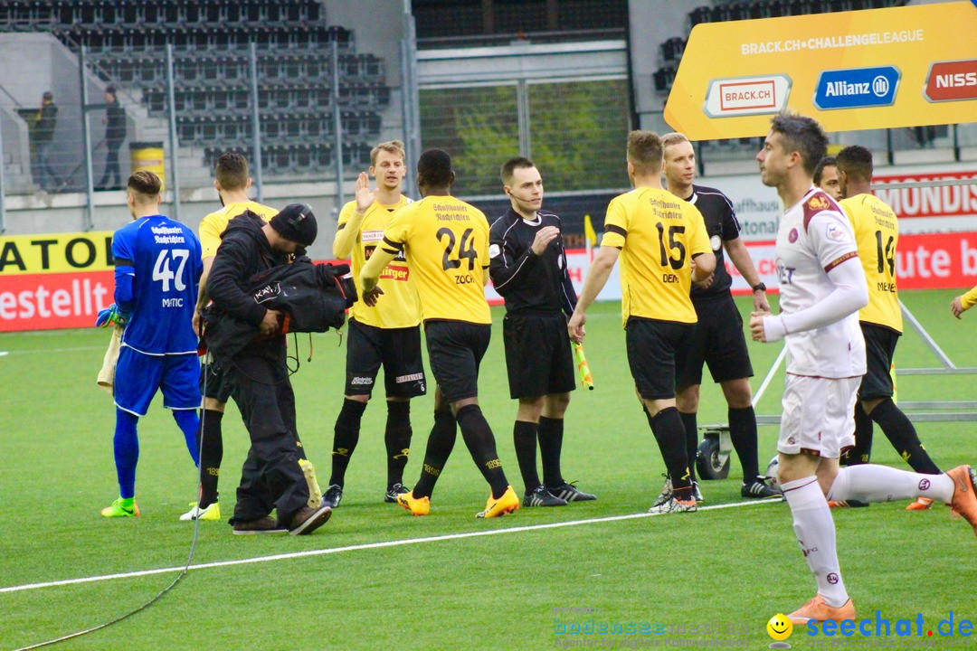 Fussball: FSC Schaffhausen vs. Servette Genf - 2:1, 01.05.2017