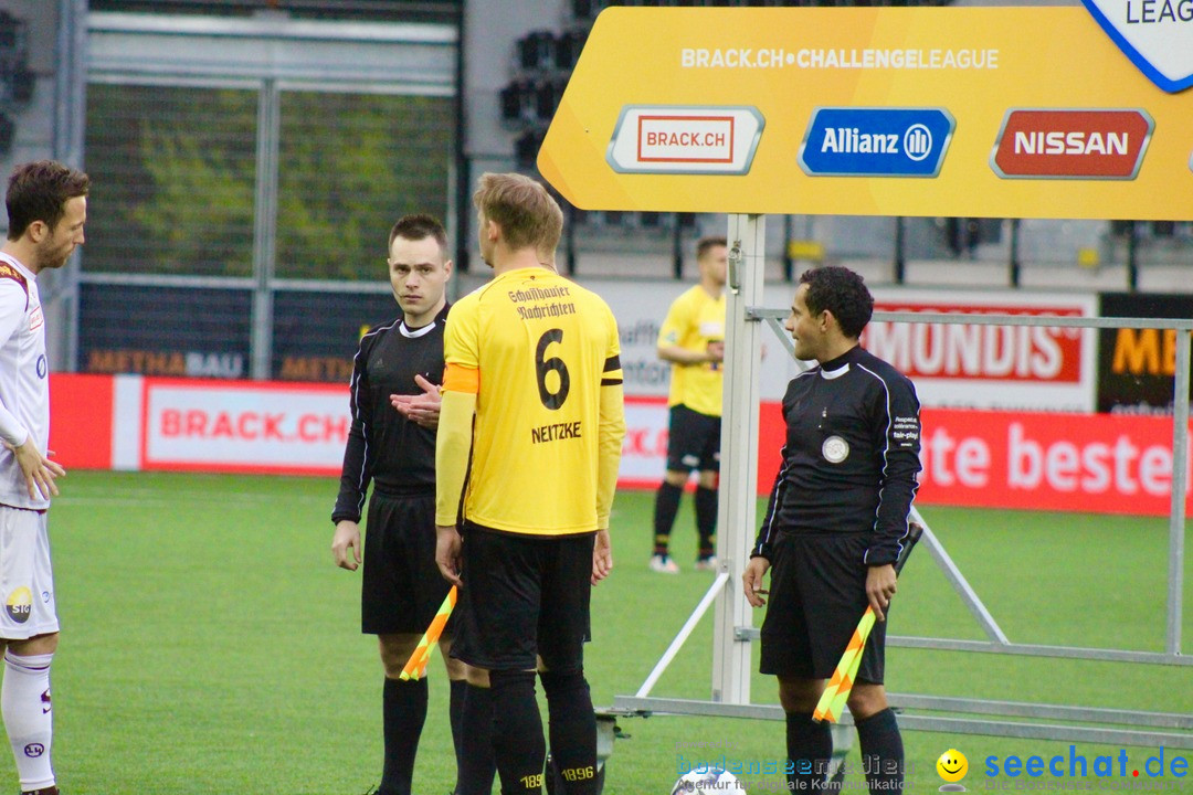 Fussball: FSC Schaffhausen vs. Servette Genf - 2:1, 01.05.2017