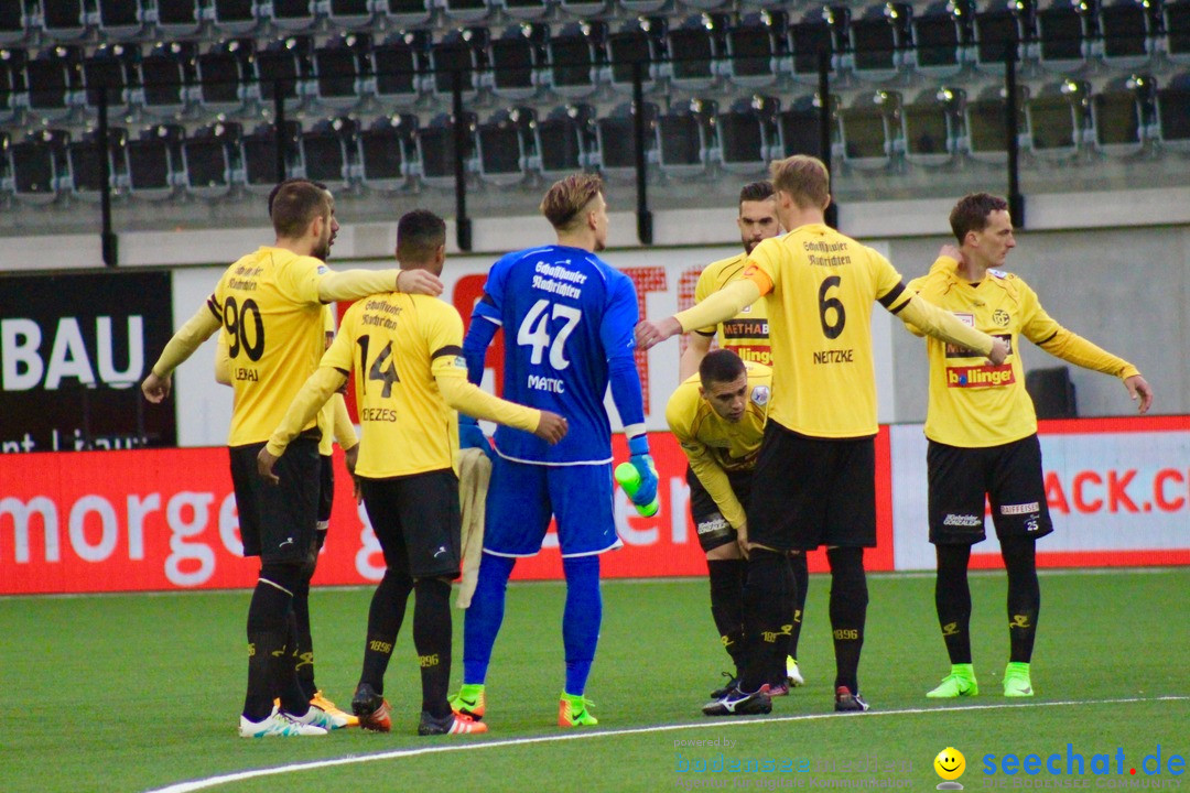 Fussball: FSC Schaffhausen vs. Servette Genf - 2:1, 01.05.2017