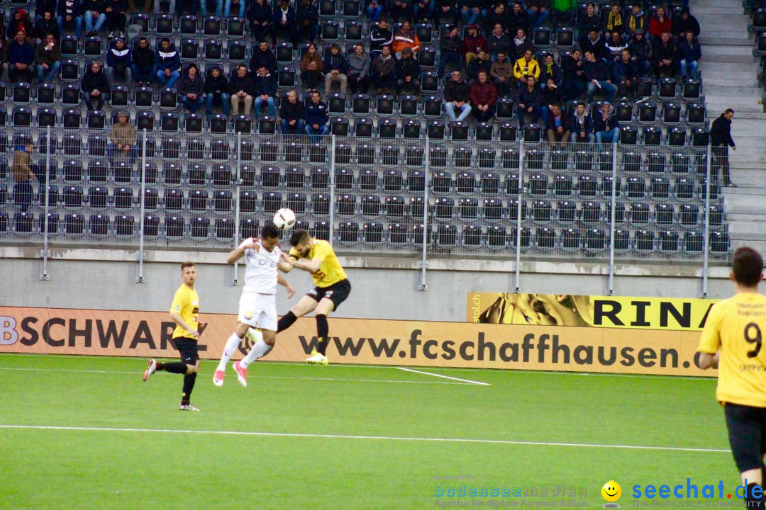 Fussball: FSC Schaffhausen vs. Servette Genf - 2:1, 01.05.2017