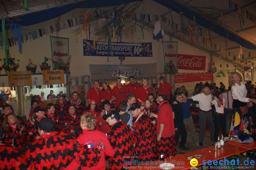 Narrentreffen im Festzelt: Singen, 29.01.2010