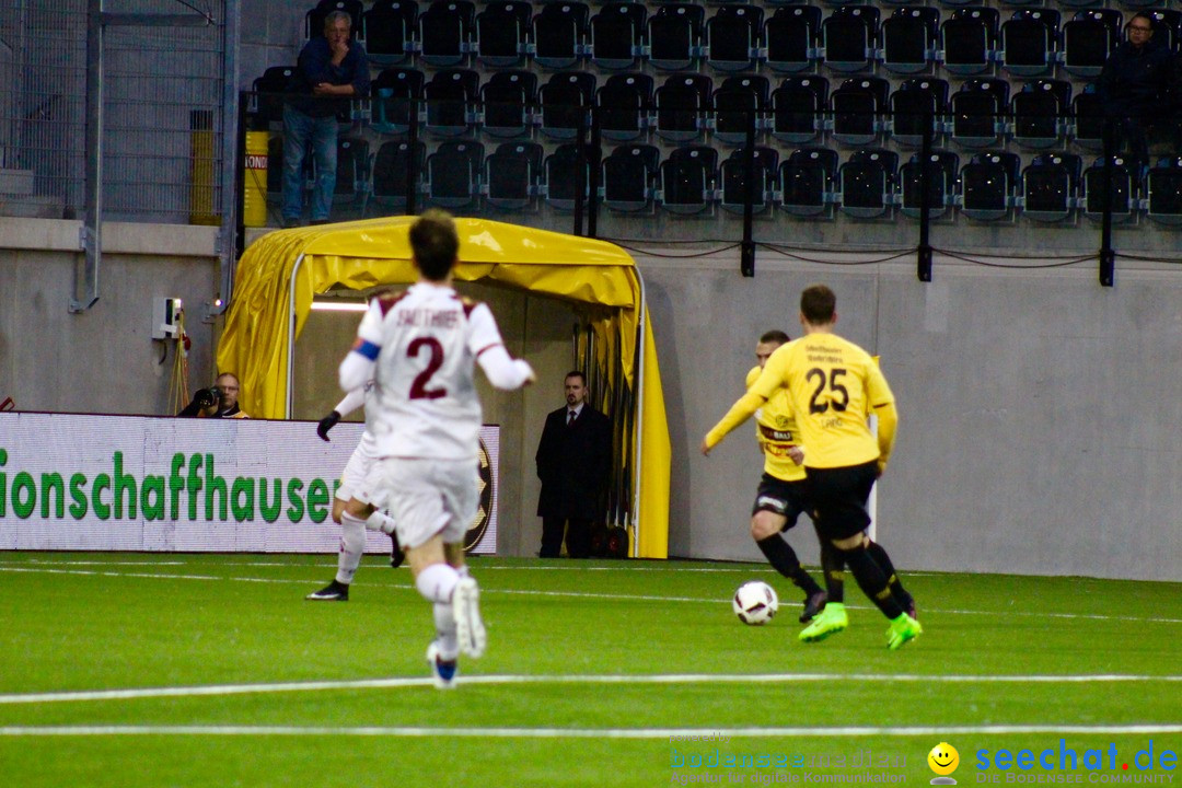 Fussball: FSC Schaffhausen vs. Servette Genf - 2:1, 01.05.2017