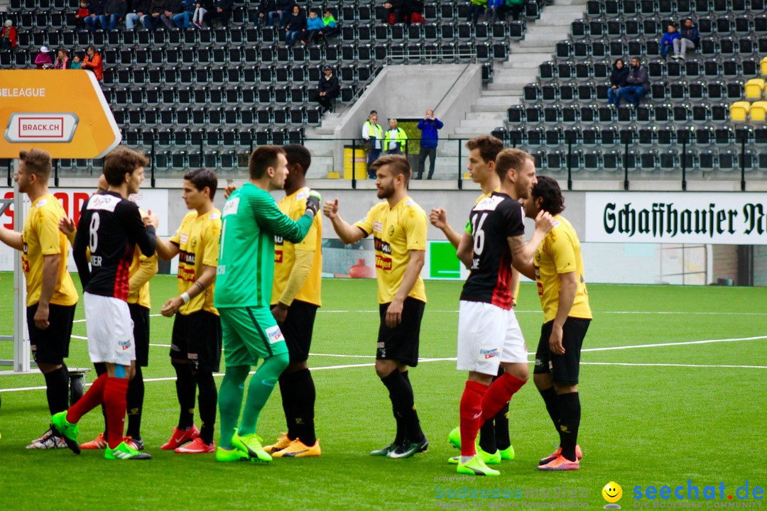 Fussball: FSC Schaffhausen vs. FC Aarau - 4:0, 07.05.2017