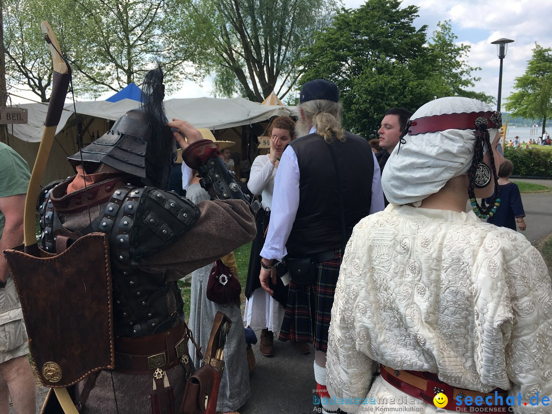 Mittelaltermarkt: Uhldingen am Bodensee, 25.05.2017