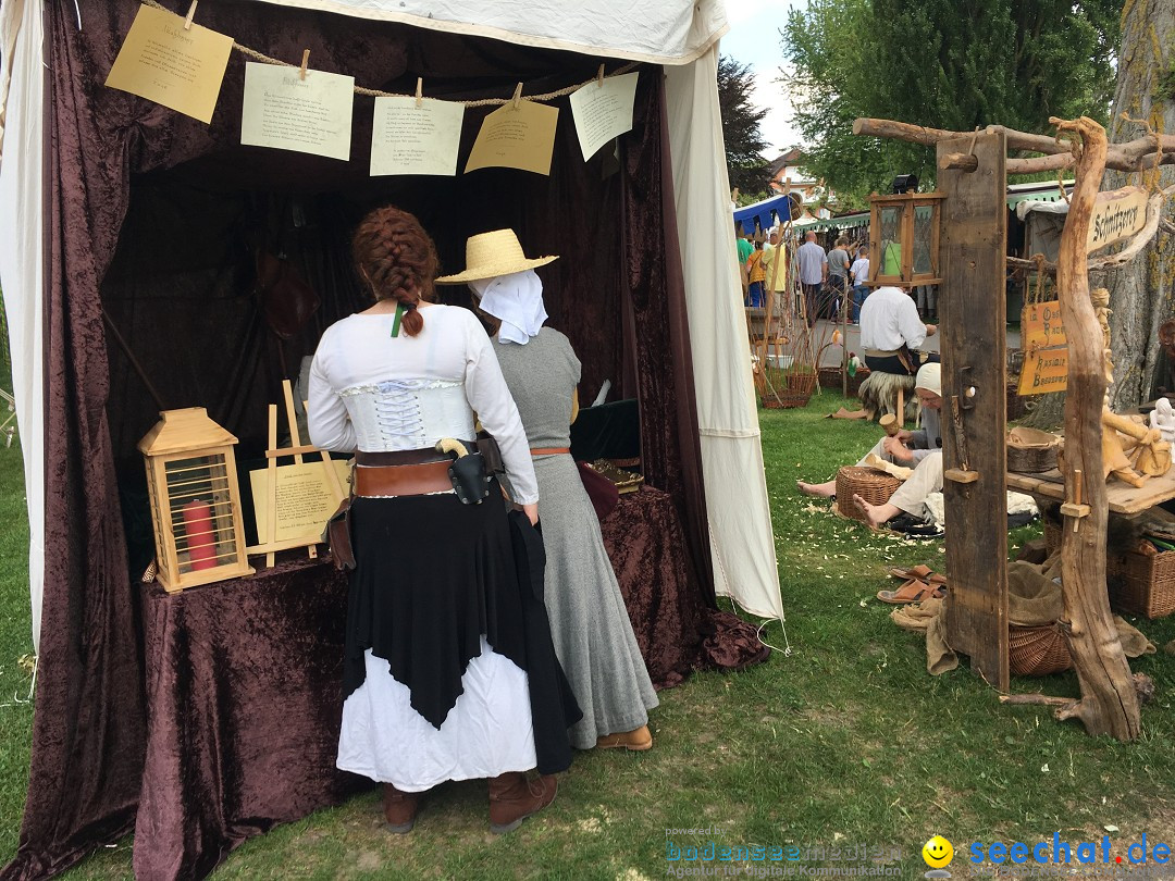 Mittelaltermarkt: Uhldingen am Bodensee, 25.05.2017