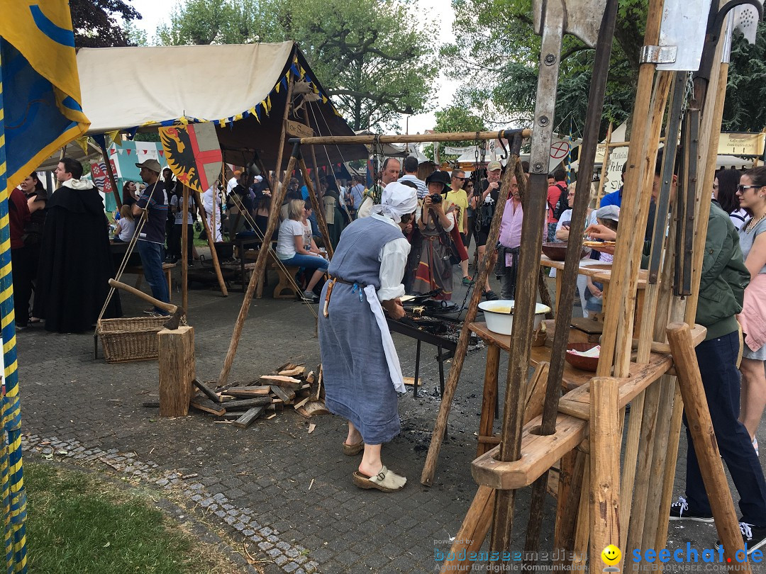 Mittelaltermarkt: Uhldingen am Bodensee, 25.05.2017