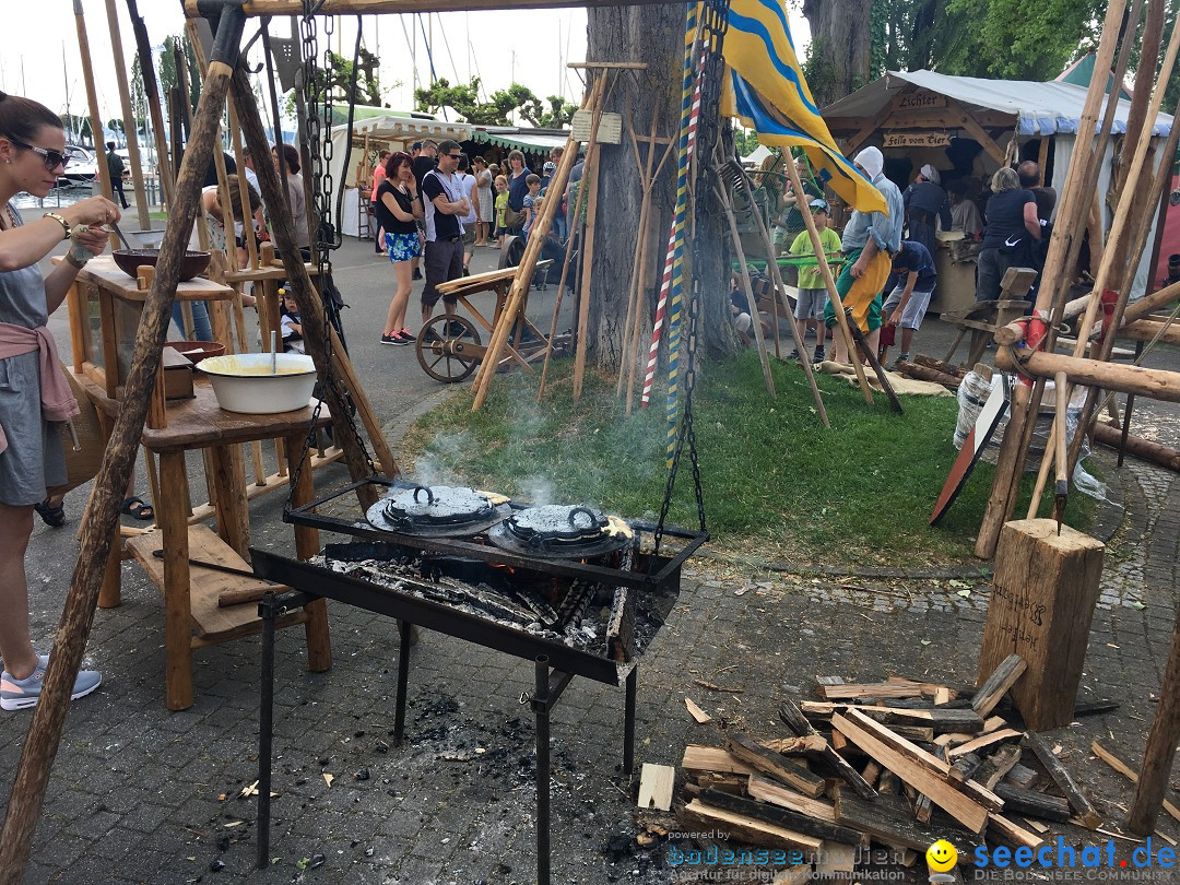 Mittelaltermarkt: Uhldingen am Bodensee, 25.05.2017