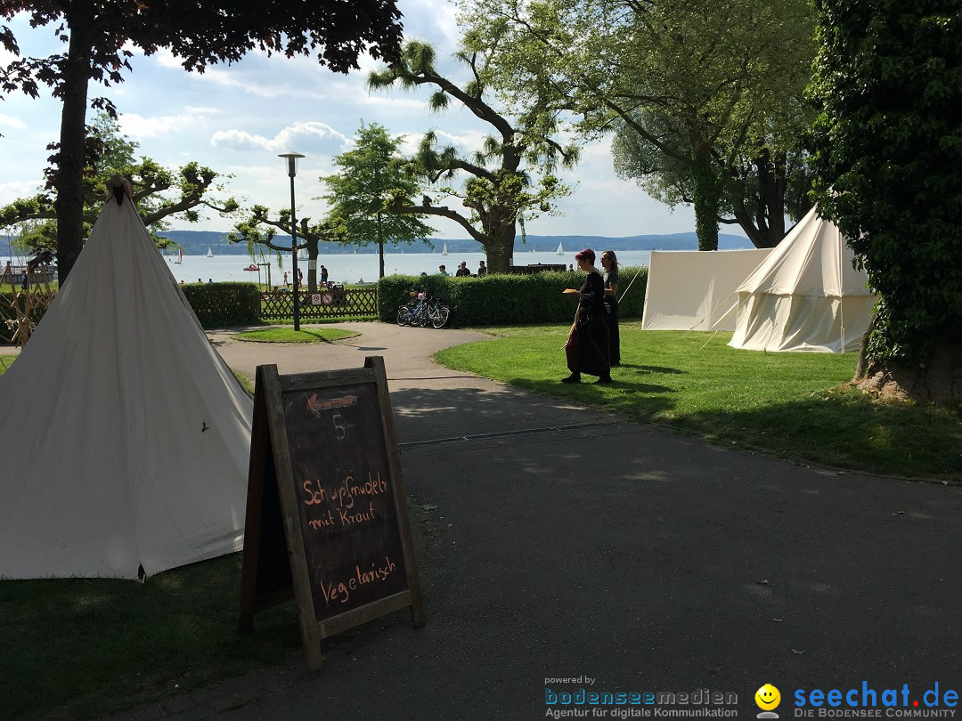 Mittelaltermarkt: Uhldingen am Bodensee, 25.05.2017