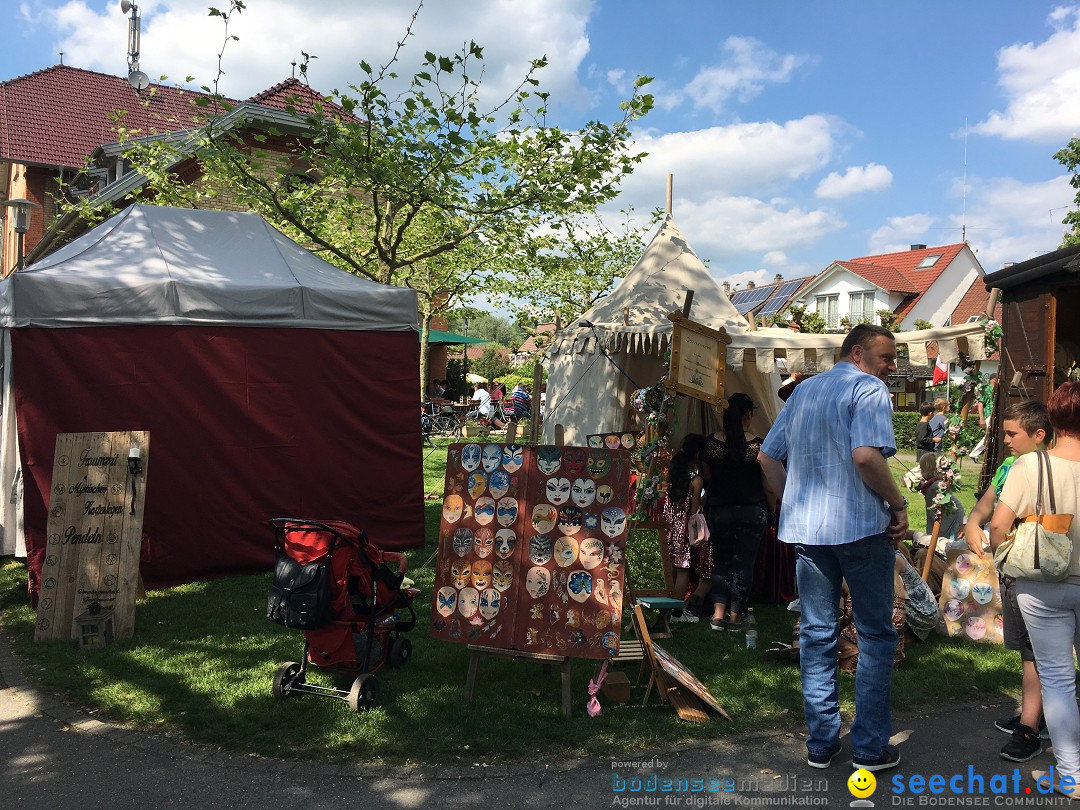 Mittelaltermarkt: Uhldingen am Bodensee, 25.05.2017