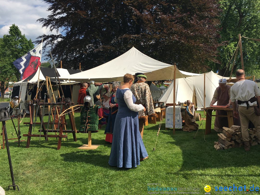 Mittelaltermarkt: Uhldingen am Bodensee, 25.05.2017