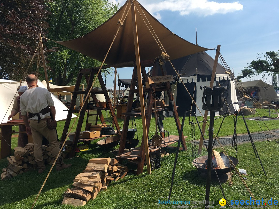 Mittelaltermarkt: Uhldingen am Bodensee, 25.05.2017