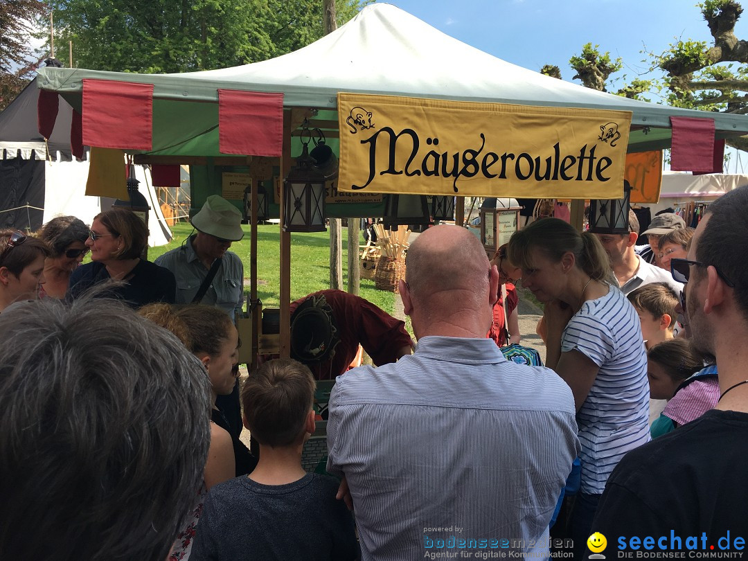 Mittelaltermarkt: Uhldingen am Bodensee, 25.05.2017