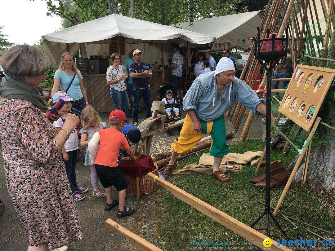 Mittelaltermarkt: Uhldingen am Bodensee, 25.05.2017