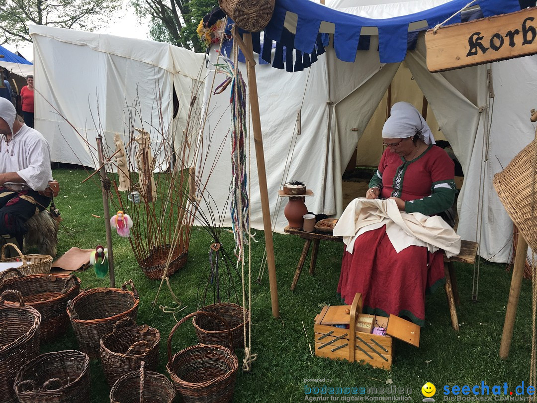 Mittelaltermarkt: Uhldingen am Bodensee, 25.05.2017