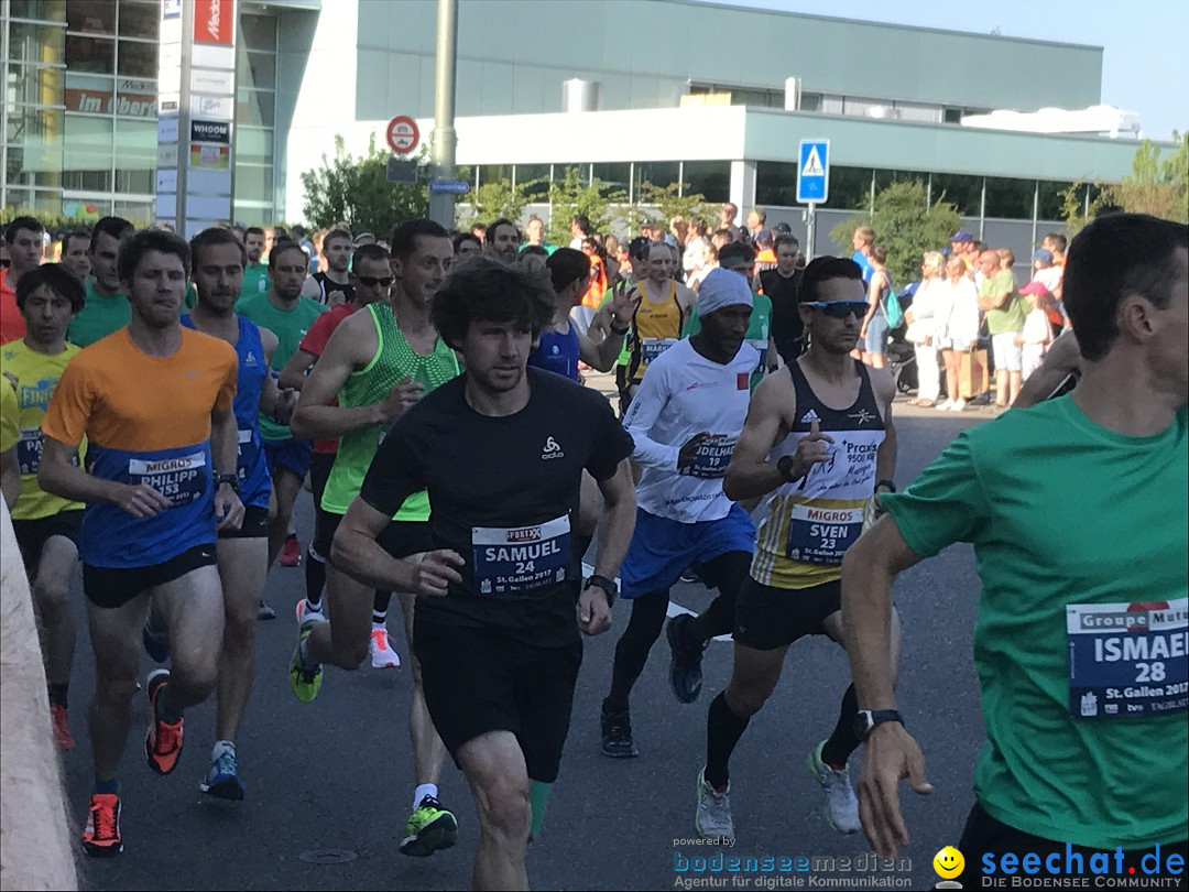 Auffahrtslauf: St. Gallen am Bodensee, 25.05.2017