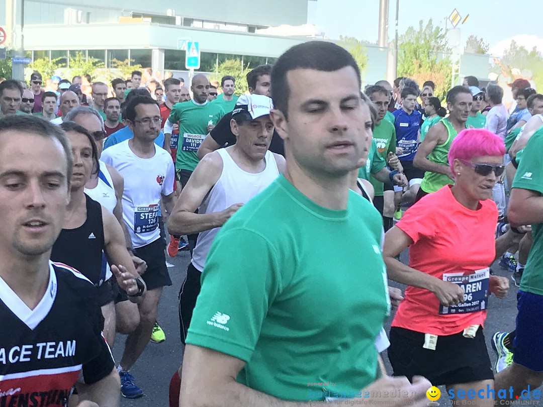 Auffahrtslauf: St. Gallen am Bodensee, 25.05.2017