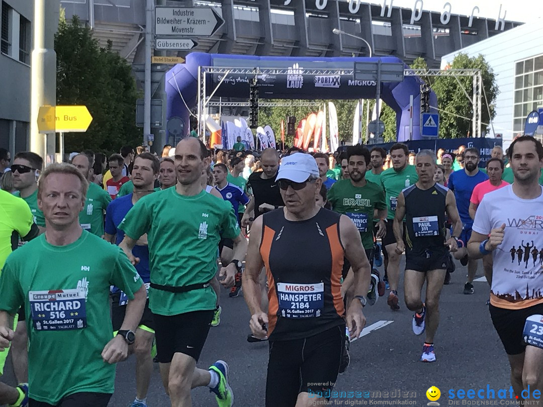 Auffahrtslauf: St. Gallen am Bodensee, 25.05.2017